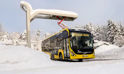 Buss lade vinter